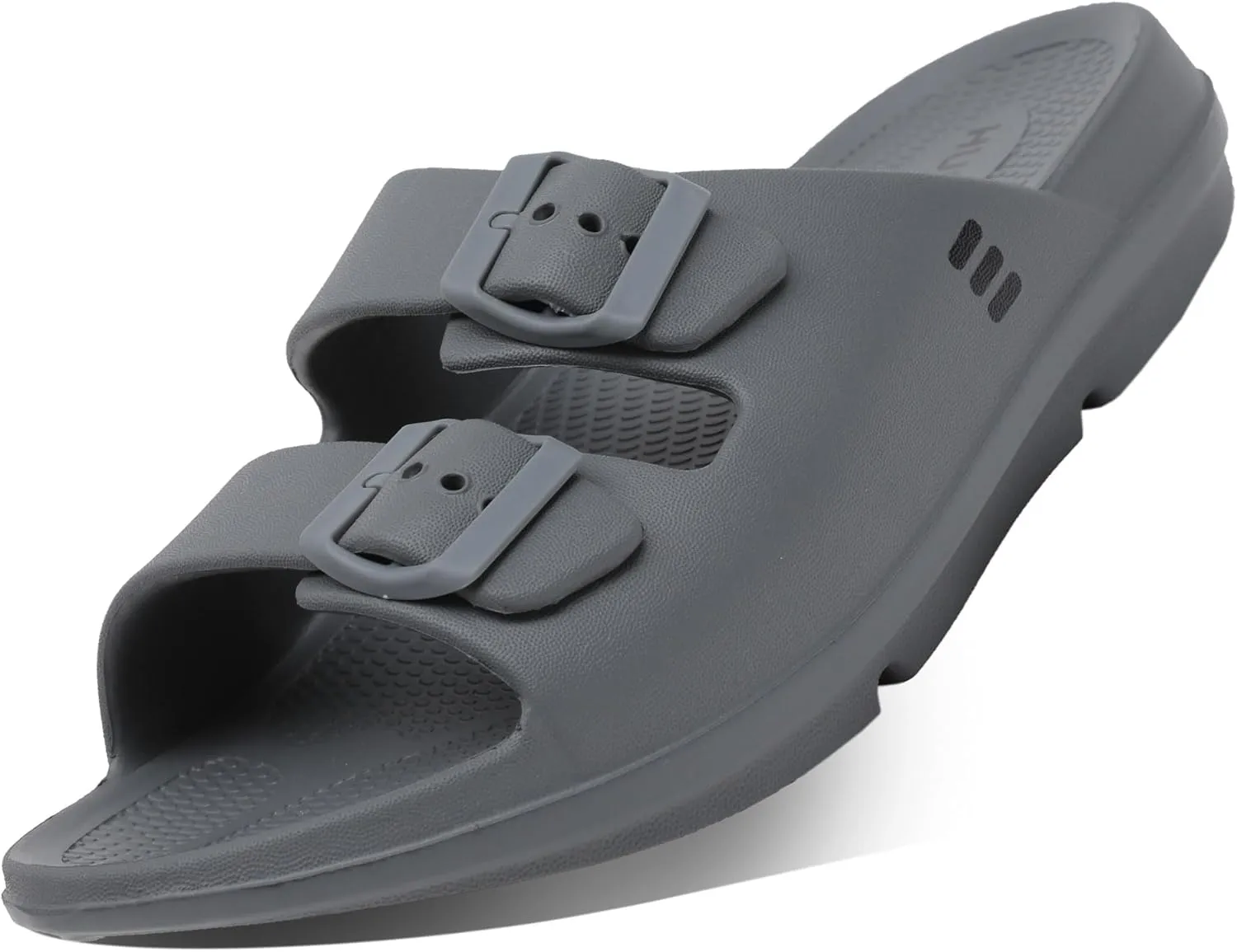 HUHV Recovery Comfort Sandals- Orthopedic Flip-Flop and Slide Sandals with Arch Support and Extra Cushion EVA Footbed for Men and Women