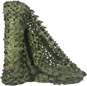 HYOUT Camo Netting Bulk Roll Camouflage Net Ghillie Hunting Blind Camping Sunshade, Military Army Party Decoration