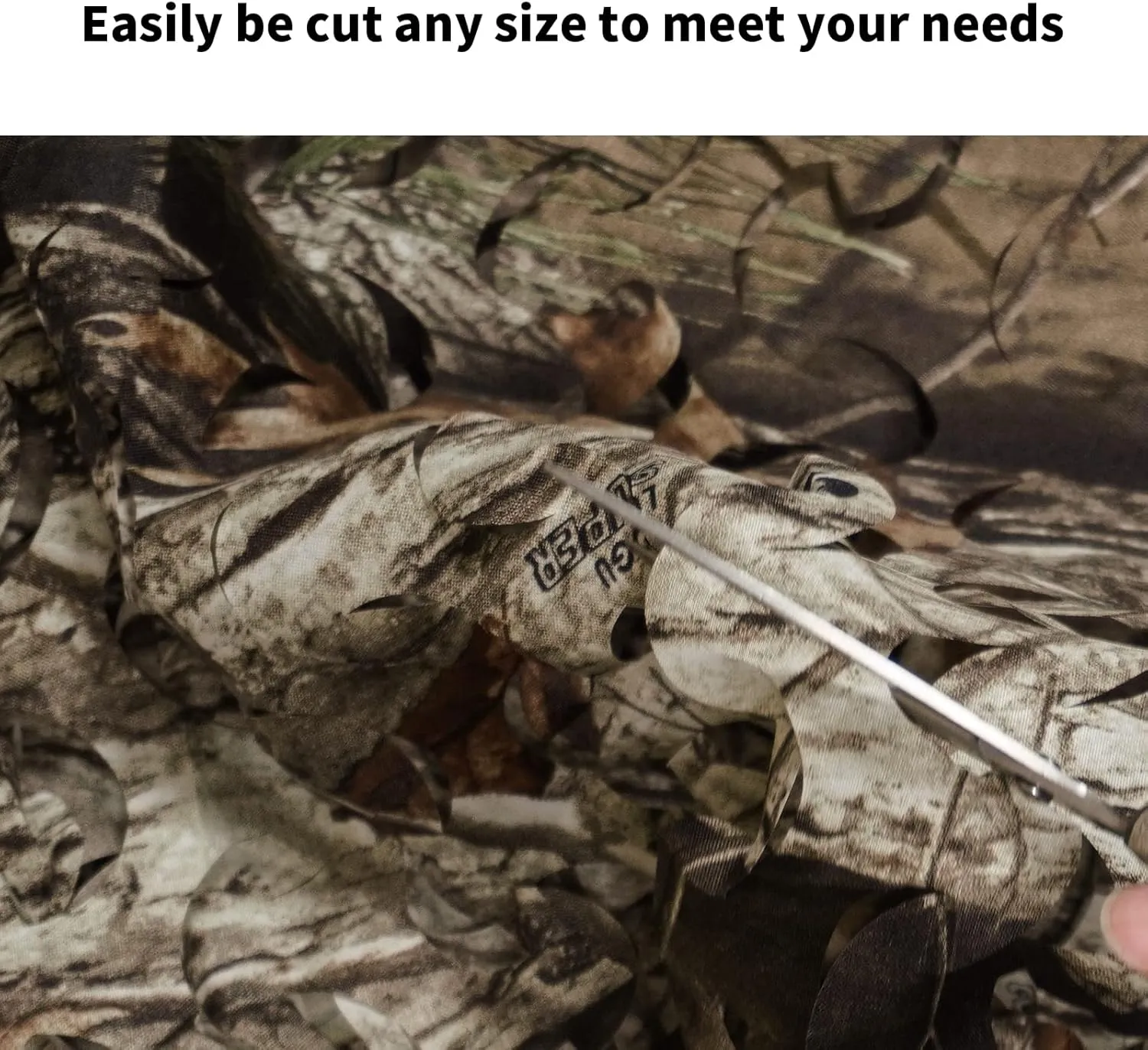 HYOUT Camo Netting Bulk Roll Camouflage Net Ghillie Hunting Blind Camping Sunshade, Military Army Party Decoration