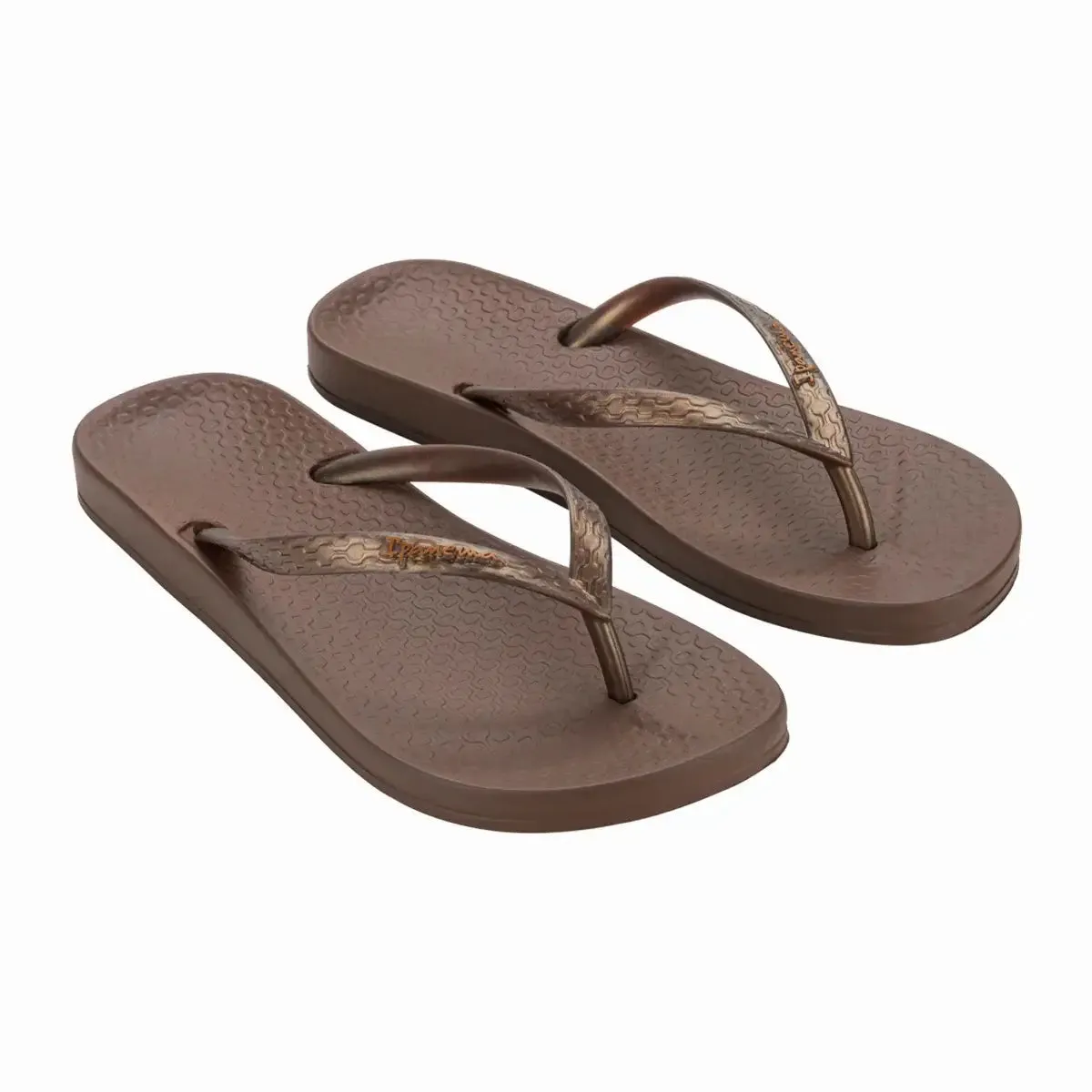 Ipanema - Anatomica Flip Flops in Brown/Bronze