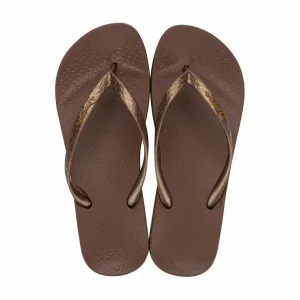 Ipanema - Anatomica Flip Flops in Brown/Bronze