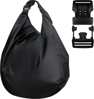 IZTOSS Motorcycle Helmet Bag Helmet Storage Bag with Combination Lock Waterproof Lightweight Durable Oxford Cloth Helmet Bag for Motorcycle Riding Bicycle,Black