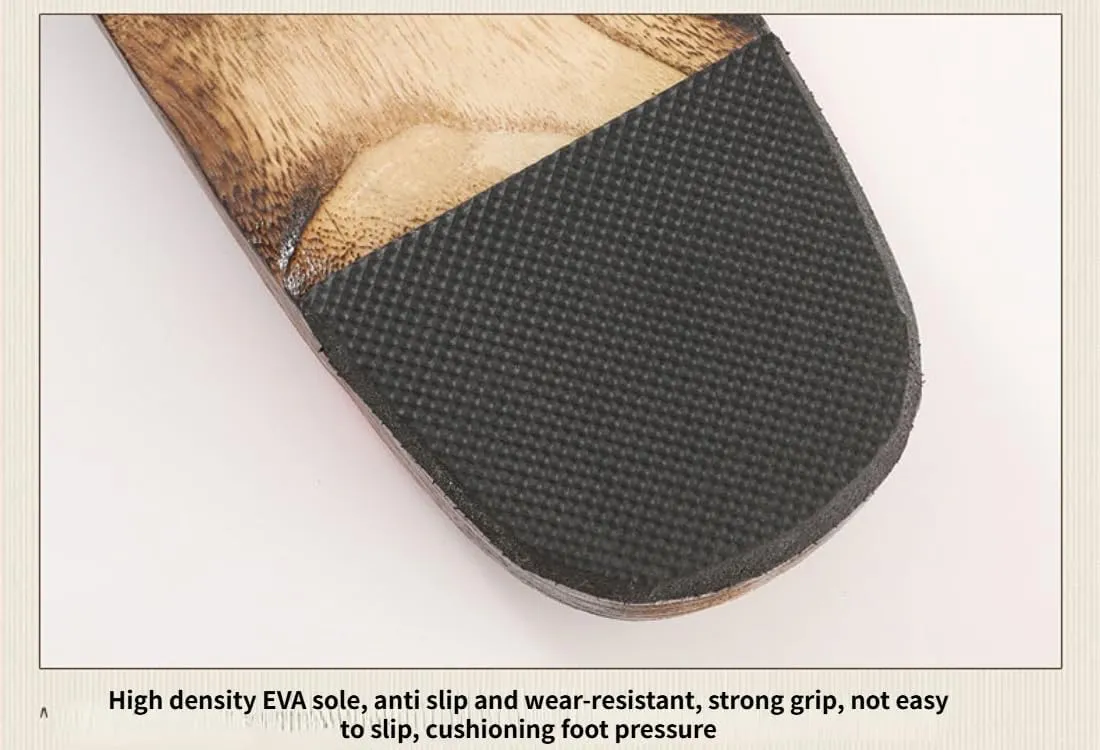 Japanese Wooden Geta Sandals Cosplay Clogs Flip Flop Japanese Style Traditional Wooden Slippers for Women