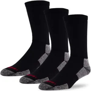 J.B. Field's Hiker GX 74% Merino Wool Hiking Crew Sock, All Season, Trekking & Outdoor Activity, 3 Pairs