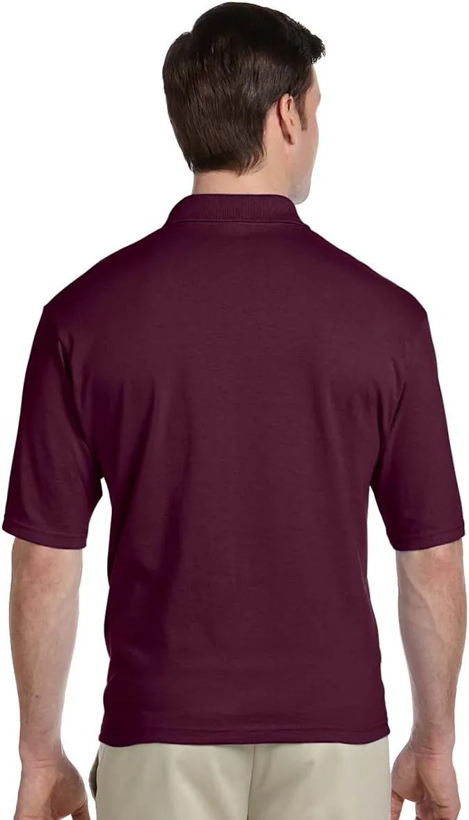 Jerzees 5.6 oz., 50/50 Jersey Pocket Polo with SpotShield (436P) OXFORD