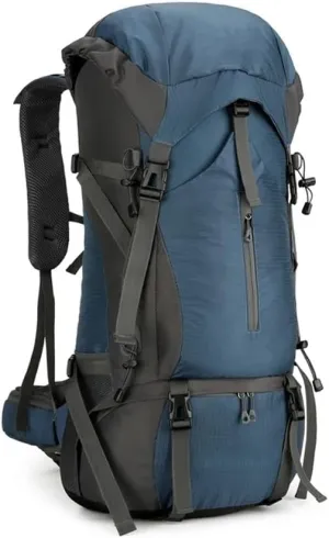 JSEIAJB 70L Hiking Camping Backpack Water-resistant Climbing Camping Outdoor Backpack Travel Sports Bag