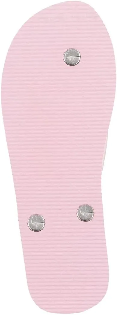 Juicy Couture Women's Flip Flops – Lightweight Beach Sandals, Casual Shower & Pool Slides