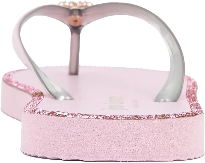 Juicy Couture Women's Flip Flops – Lightweight Beach Sandals, Casual Shower & Pool Slides