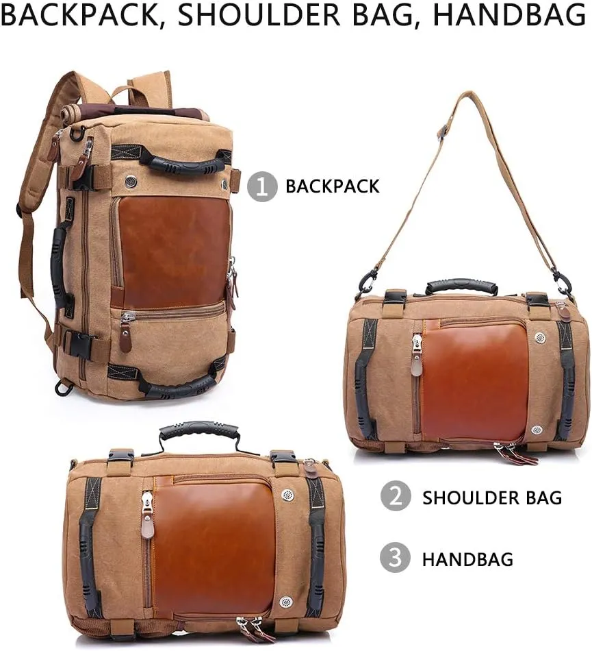 KAKA Wear-Resistant Durable Backpack,Duffle Bag Travel Carry On Backpack