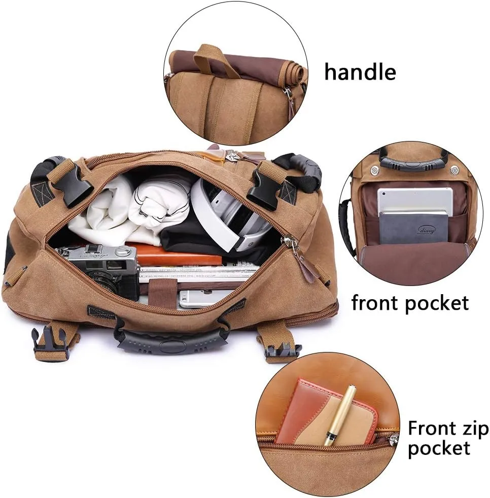 KAKA Wear-Resistant Durable Backpack,Duffle Bag Travel Carry On Backpack
