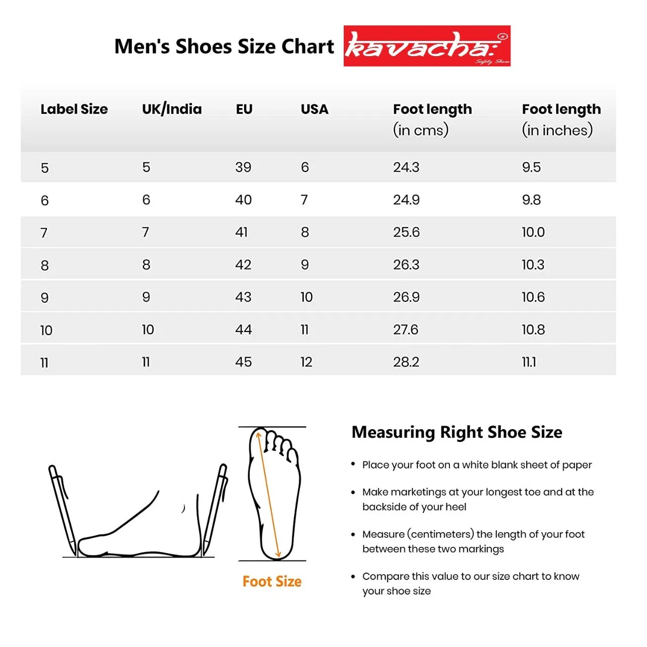 Kavacha S47 Steel Toe Leather Safety Shoe