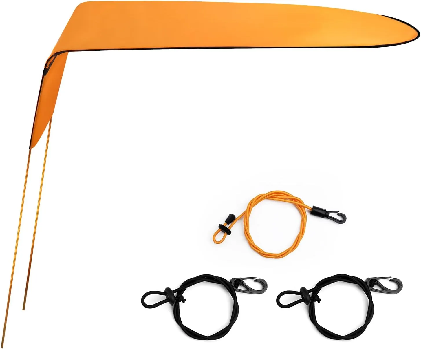 Kayak Sun Shade Canopy,Waterproof Sun Shade Canopy Single Person Sun Shade Portable Foldable Kayak Umbrella Canoe Awning for Outdoor Boat Canoe Kayak Accessories