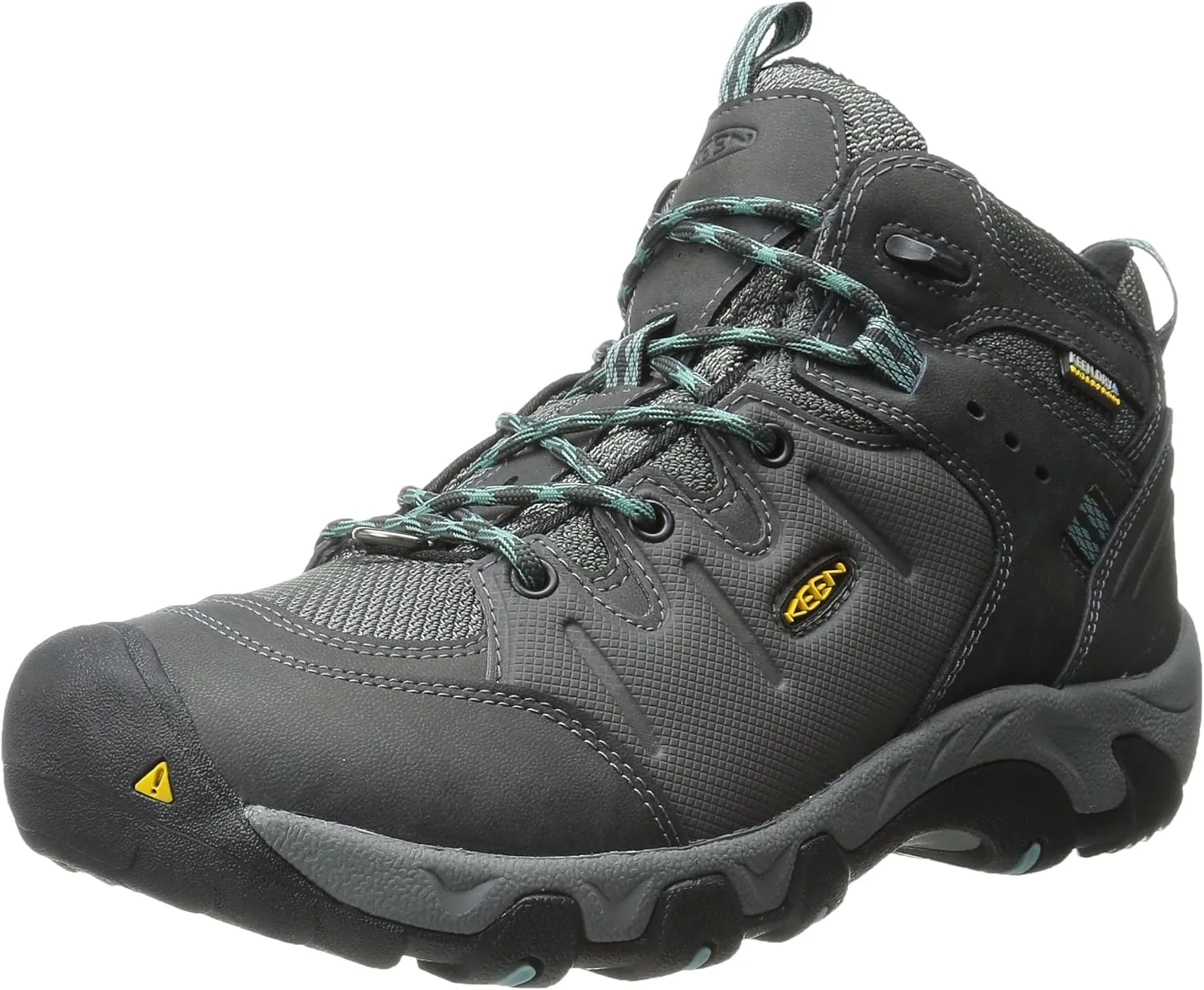 KEEN Women's Koven Polar Winter Boot, Raven/Mineral Blue, 8.5 M US