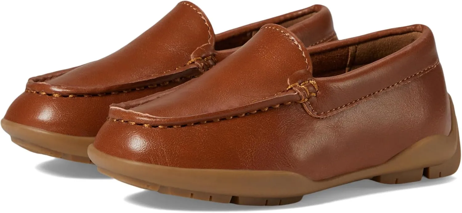 Kenneth Cole Reaction Boy's Jason Venetian (Toddler) Loafer, Cognac, 9