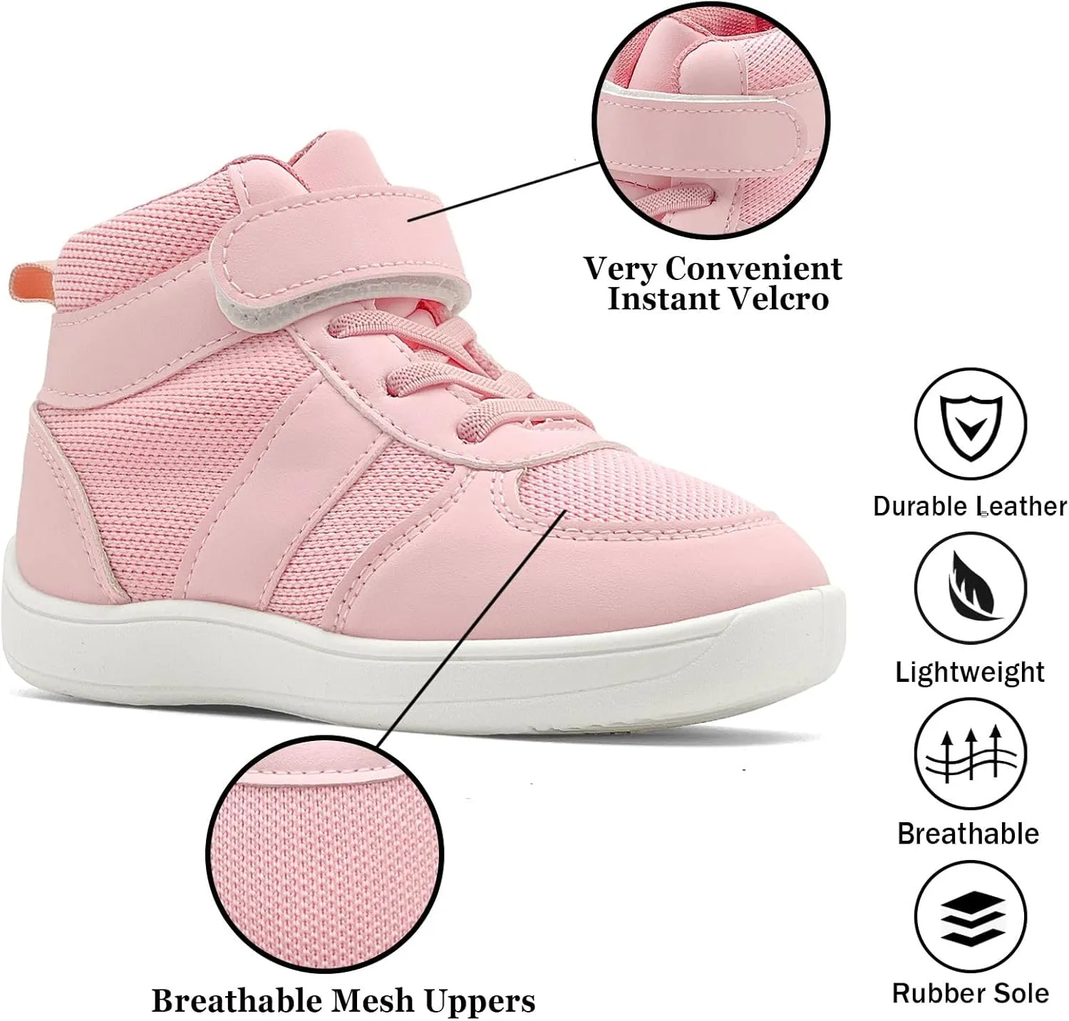 Kids Barefoot Wide Toe Shoes High Top Wrestling Boxing Shoes Comfort Hiking Boots Comfort Zero Drop Minimalist Sneaker for Little Big Kid