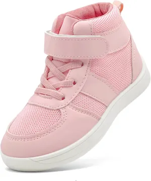Kids Barefoot Wide Toe Shoes High Top Wrestling Boxing Shoes Comfort Hiking Boots Comfort Zero Drop Minimalist Sneaker for Little Big Kid