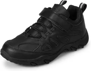 Kids Boys Black School Shoes Oxford Uniform Dress Slip Resistant Athletic Sneaker(Little/Big Kids)