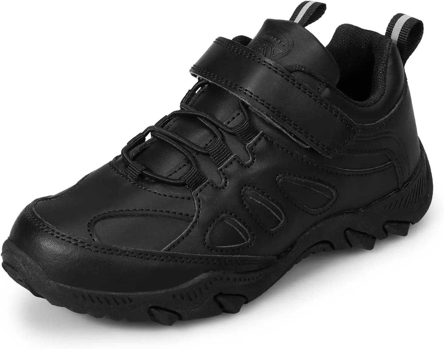 Kids Boys Black School Shoes Oxford Uniform Dress Slip Resistant Athletic Sneaker(Little/Big Kids)