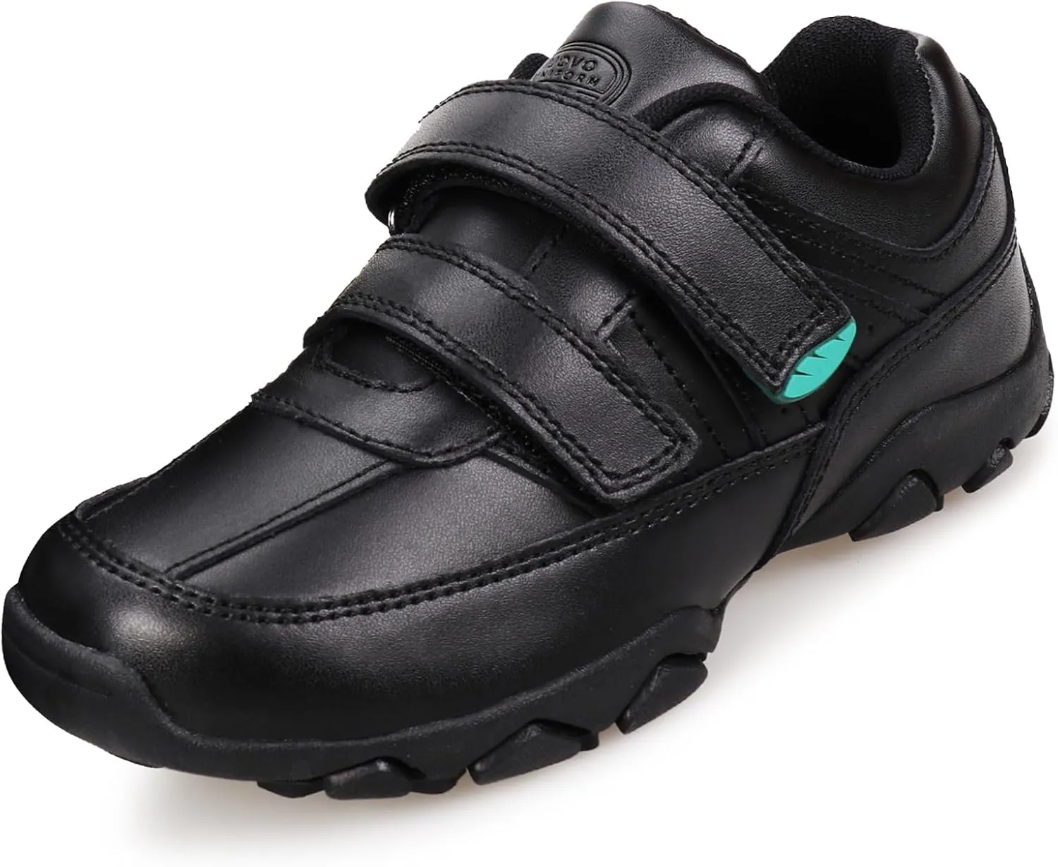 Kids Boys Black School Shoes Oxford Uniform Dress Slip Resistant Athletic Sneaker(Little/Big Kids)