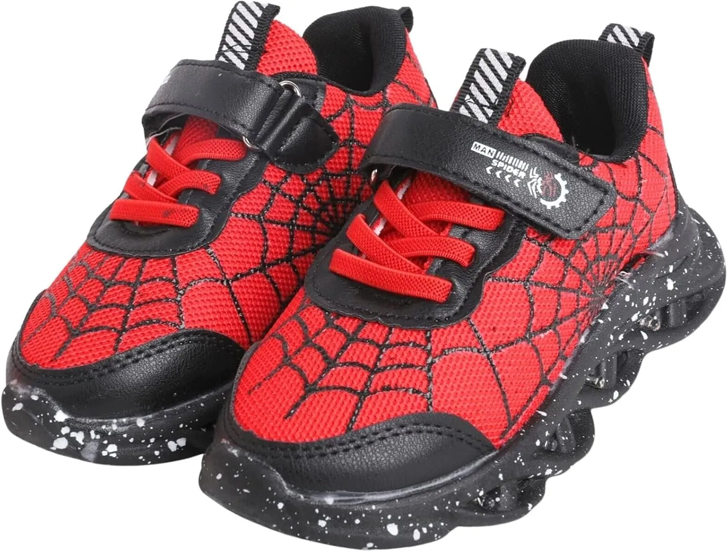 Kids Boys Light Up Trainers LED Shoes Walking Sneakers Toddler Shoes Fashion Flashing Athletic Running Shoe