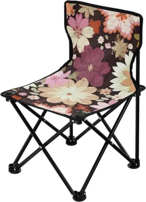 Kigai Folding Camping Chair Heavy Duty Chair Ultralight Compact Portable Beach Chair for Outdoor Camp, Hiking, Travel, Beach, Sporting Event and Picnic, Cute Corgi
