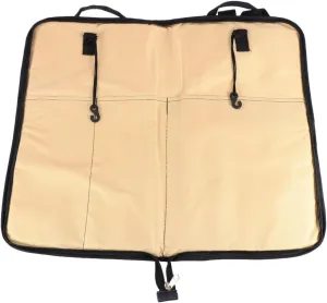 Kisangel Oxford Drum Stick Tote Bag Durable Small Instrument Storage Pouch for Accessories Wear Resistant Holder for Drummers Beige