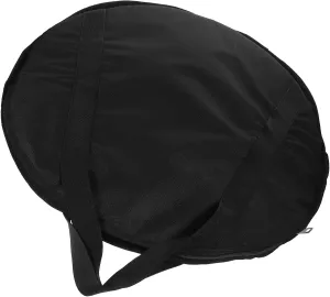 Kisangel Wear Resistant Instrument Storage Bag Durable Cymbal Pouch with Outer Pocket for Drum Accessories Convenient Tote Design for Musicians Compact for Easy Carrying