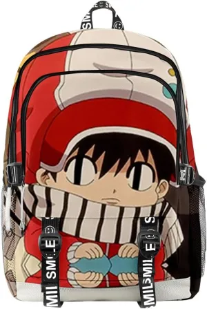 Kotaro Lives Alone Backpack Oxford Cloth Travel Bag High Capacity Unisex Fashion Shoulder Laptop Bag (WP07734X03,One size)