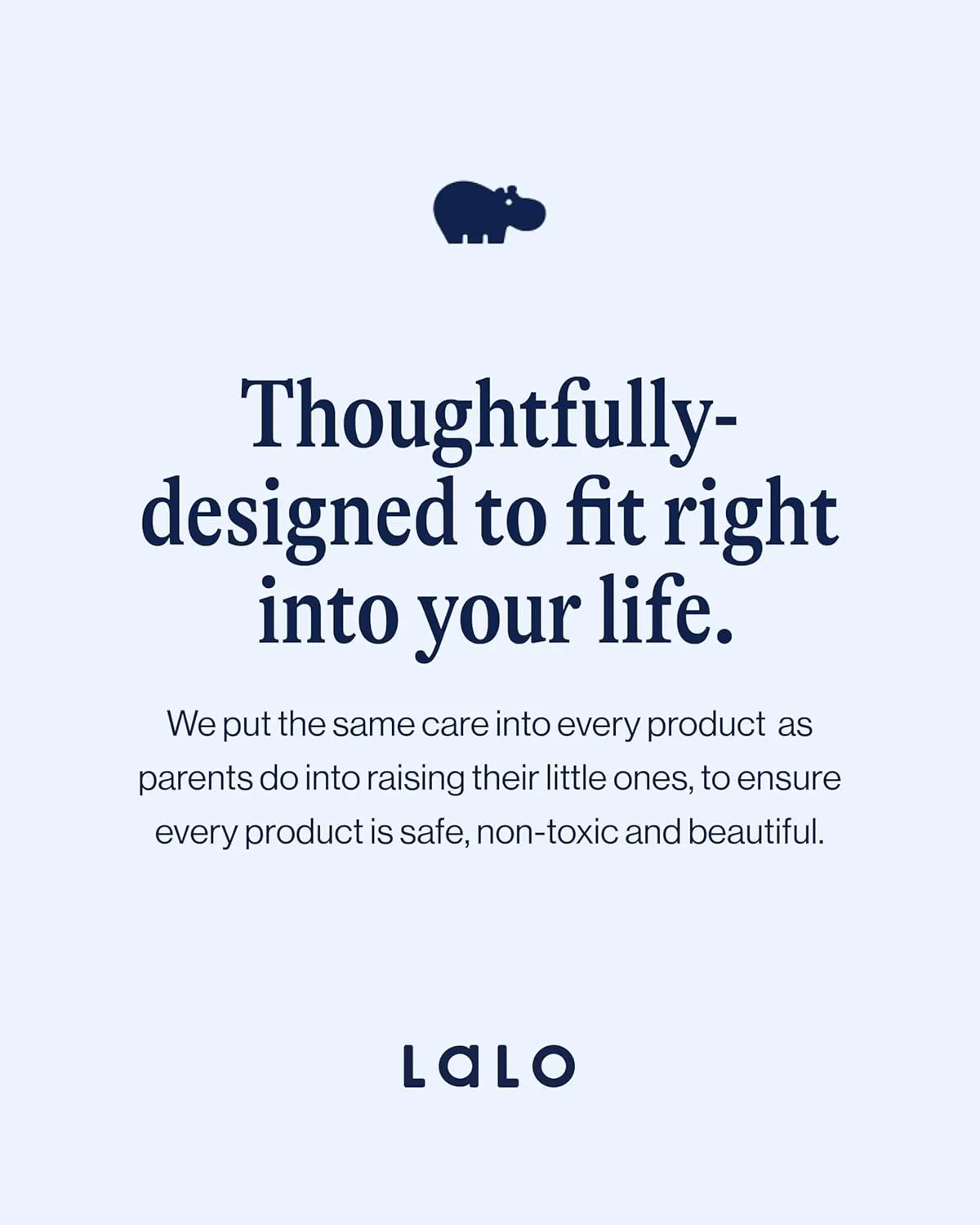 Lalo The High Chair Infant Kit - Convertible Wooden High Chair for Babies & Toddlers with Infant Support & Cushion, Grows with Your Child, Dishwasher Safe Tray, Adjustable Footrest Blueberry