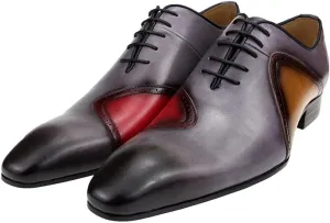 Latin Dance Shoes Men Professional Leather Latin(45)
