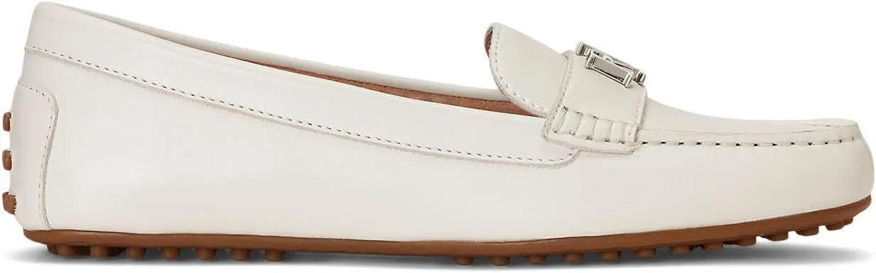 Lauren Ralph Lauren Women's Barnsbury Nappa Leather Driver Driving Style Loafer