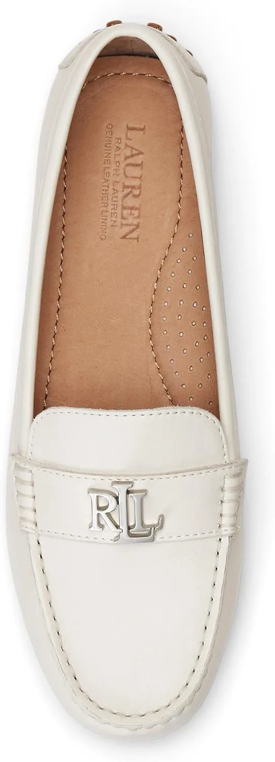 Lauren Ralph Lauren Women's Barnsbury Nappa Leather Driver Driving Style Loafer