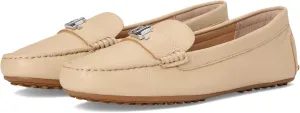 Lauren Ralph Lauren Women's Barnsbury Pebbled Leather Driver Loafer Flat