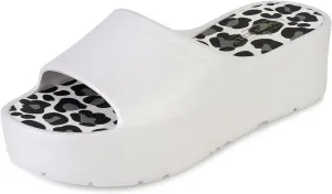 Lemon Jelly Women's Enyd Platform Sandals - Cute Water-Friendly Comfort Wedges for the Beach or Casual Wear - Super Lightweight Slip-On Flip Flops for Ladies