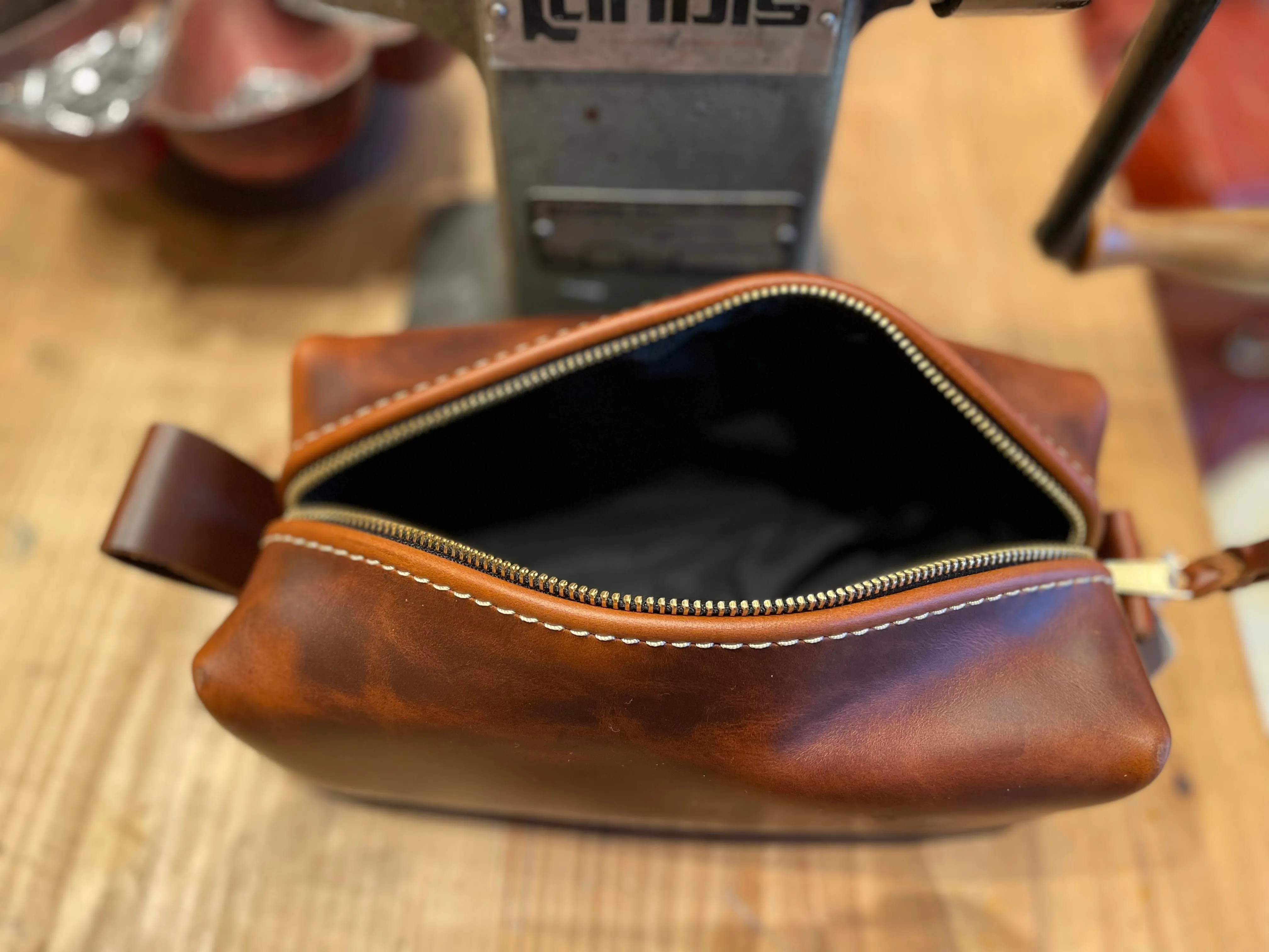 Leolo Leather Dopp Kit