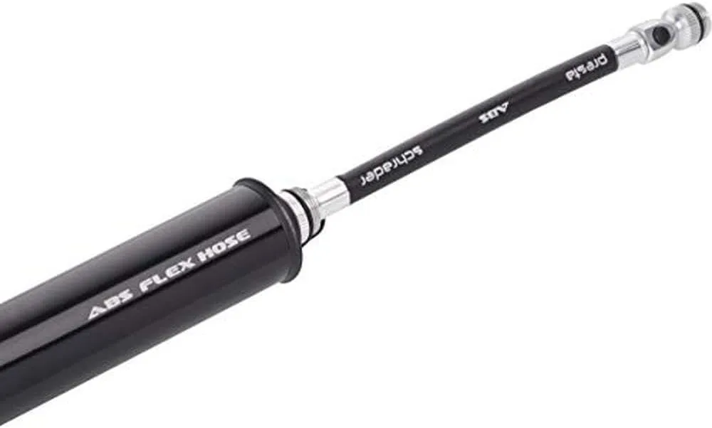 LEZYNE HV Bicycle Hand Pump, High Volume 90 PSI, Presta & Schrader Compatible, Compact Bike Pump