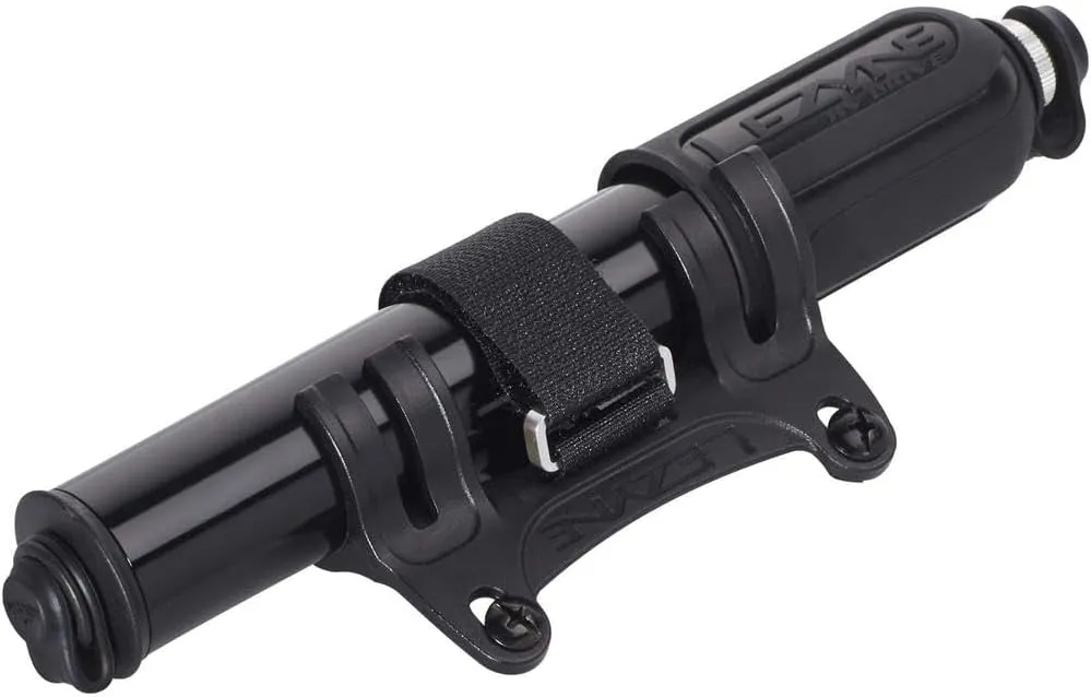LEZYNE HV Bicycle Hand Pump, High Volume 90 PSI, Presta & Schrader Compatible, Compact Bike Pump