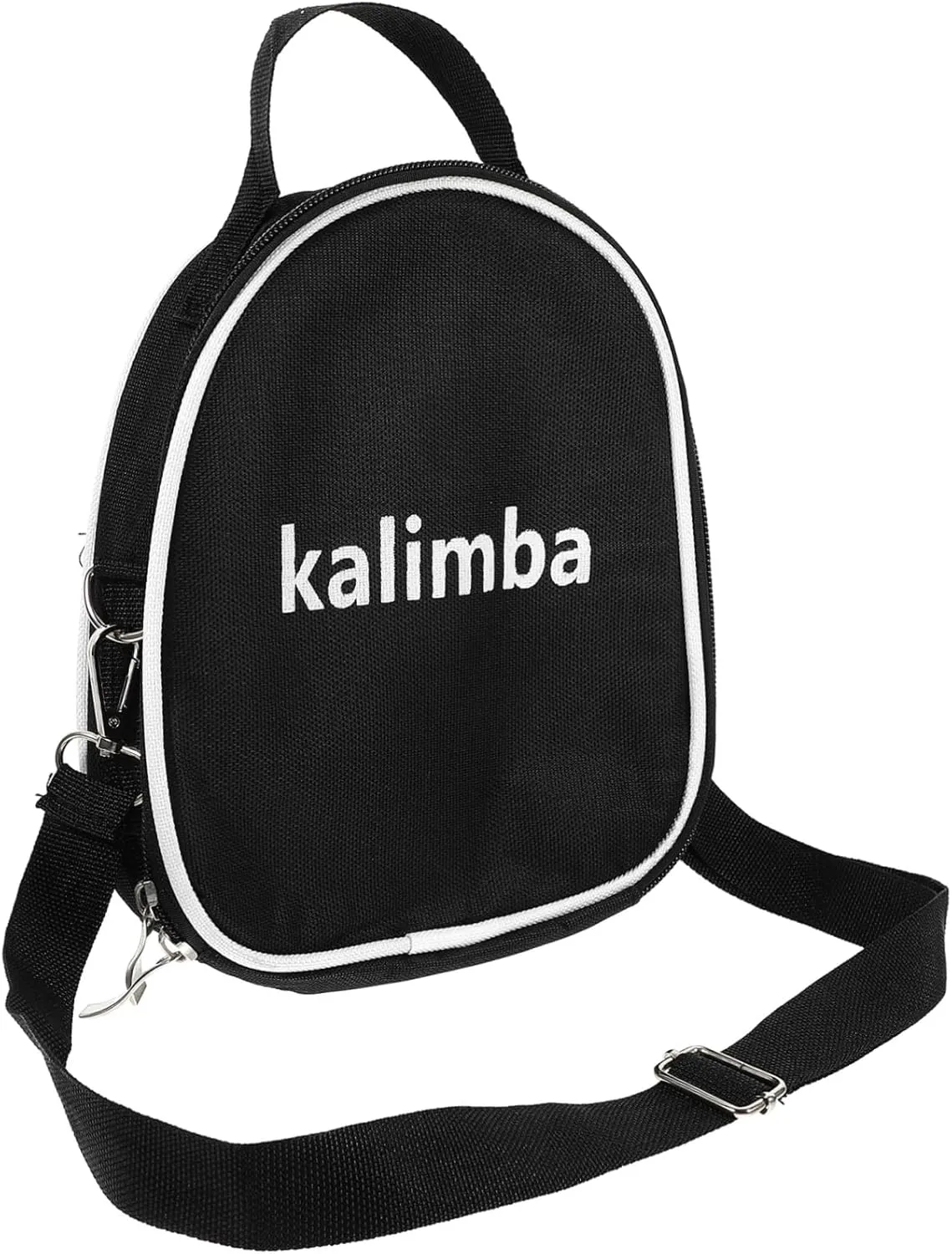 LIFKOME 1Pc Oxford Cloth Kalimba Shoulder Bag Portable Storage Pouch Case for Guitar Durable Design with Backpack Strap Friends Black