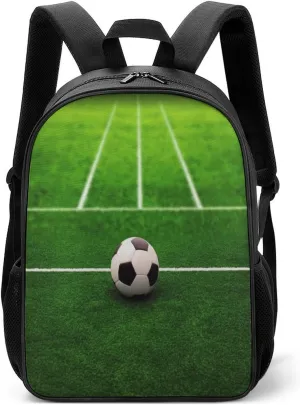 Lightweight Backpacks Cute Travel Bag Durable Grass Field Soccer Playground Printing Small Travel Backpack For Women & Men