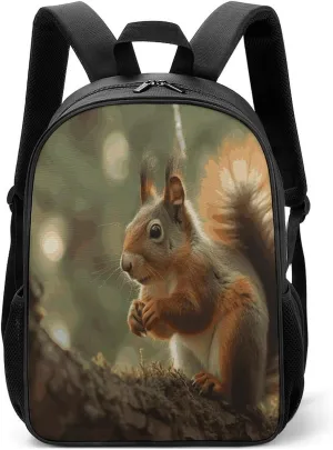 Lightweight Backpacks Cute Travel Bag Durable Wildlife Forest Animal Printing Small Travel Backpack For Women & Men