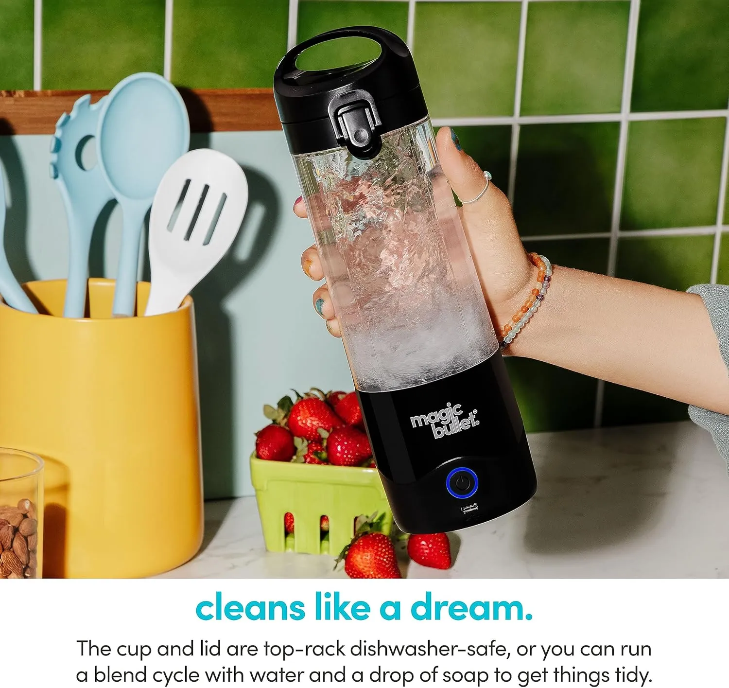 magic bullet Portable Blender MBPB50100AK Black