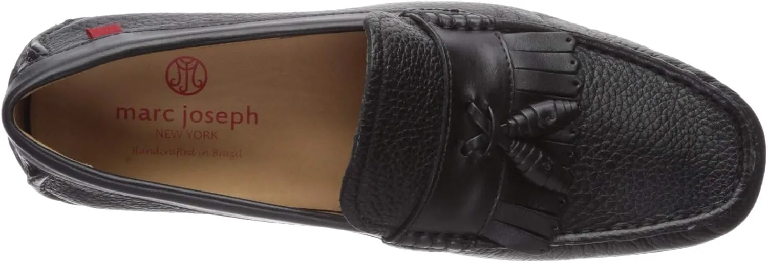 Marc Joseph New York Men's Leather Made in Brazil Kilt/Tassle Driving Loafer