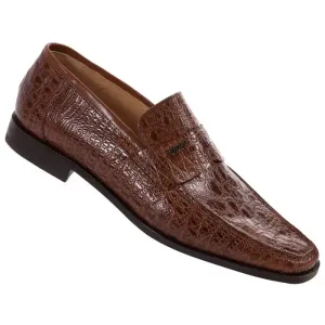 Mauri 3722 Gold All-Over Genuine Lizard Loafer Shoes