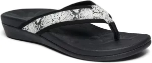MEGNYA Womens Orthotic Flip Flops, Plantar Fasciitis Sandals for Flat Feet with Arch Support Thong Style Flip Flops, Comfortable Walking Sandals for Beach, Vacation