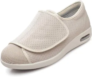 Mei MACLEOD Women's Walking Shoes with Wide Width Lightweight Air Cushion Sneakers Casual Running Jogging Shoes for Diabetic Swollen Feet