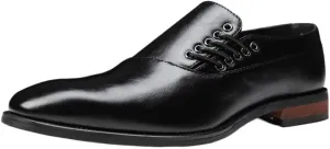 Men's Dress Oxford Formal Shoes Classic Lace Up Working Cap Toe Design Top-Grain Leather Non Slip Rubber Sole Slip Resistant Anti-Slip Wedding