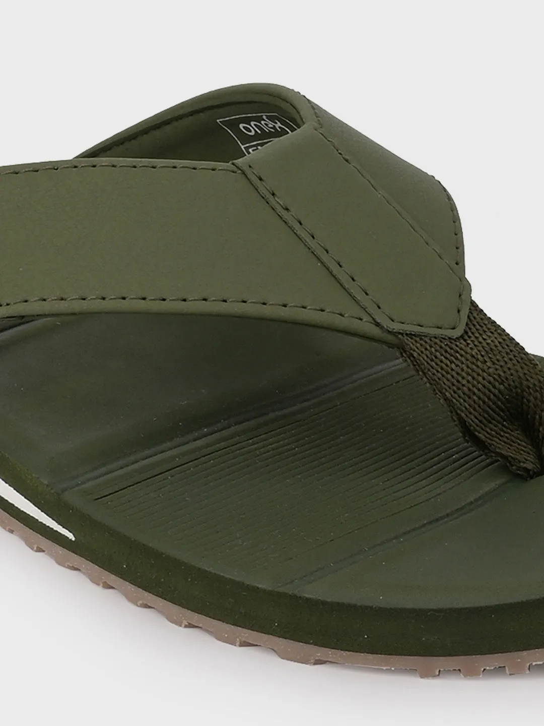 Men's Light-Weight Anti-Skid Bounce Back Mid-Sole Comfortable All Day Wear Slip-ons Slippers/Chappals/Flip-Flops