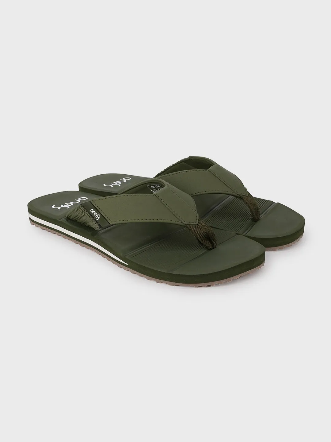 Men's Light-Weight Anti-Skid Bounce Back Mid-Sole Comfortable All Day Wear Slip-ons Slippers/Chappals/Flip-Flops