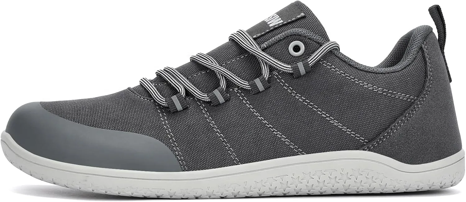 Men's Minimalist Barefoot Shoes Wide Toe Box Casual Walking Shoes Zero Drop Sole Gym Workout Shoes