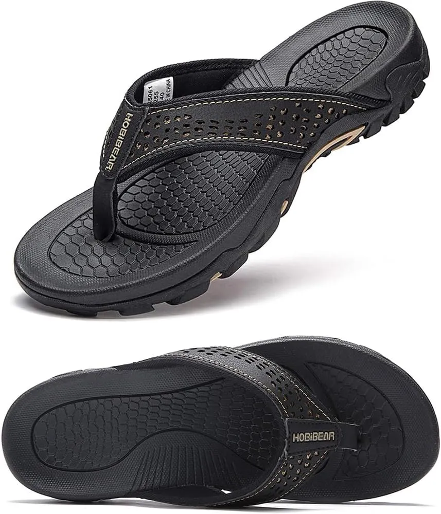 Mens Sport Flip Flops Comfort Sandals Indoor and Outdoor Beach Flip Flop